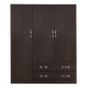 ΝΤΟΥΛΑΠΑ 3ΦΥΛΛΗ CARLY HM384.01 ΜΕ ΔΥΟ ΣΥΡΤΑΡΙΑ ZEBRANO 150X55Χ180Υεκ.