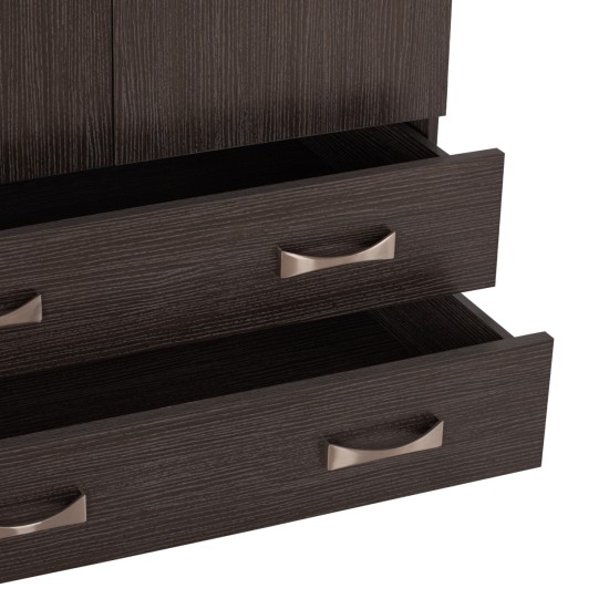 ΝΤΟΥΛΑΠΑ 3ΦΥΛΛΗ CARLY HM384.01 ΜΕ ΔΥΟ ΣΥΡΤΑΡΙΑ ZEBRANO 150X55Χ180Υεκ.
