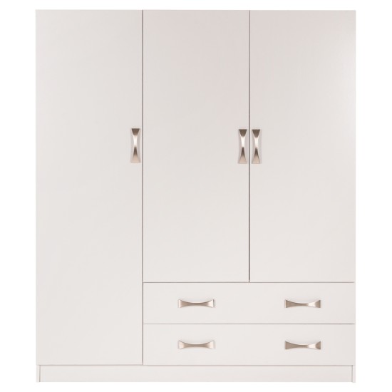 ΝΤΟΥΛΑΠΑ 3ΦΥΛΛΗ CARLY HM384.05 ΜΕ ΔΥΟ ΣΥΡΤΑΡΙΑ ΛΕΥΚΗ 150X55Χ180Υεκ. ΝΤΟΥΛΑΠΑ 3ΦΥΛΛΗ CARLY HM384.05 ΜΕ ΔΥΟ ΣΥΡΤΑΡΙΑ ΛΕΥΚΗ 150X55Χ180Υεκ.
