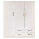 ΝΤΟΥΛΑΠΑ 3ΦΥΛΛΗ CARLY HM384.05 ΜΕ ΔΥΟ ΣΥΡΤΑΡΙΑ ΛΕΥΚΗ 150X55Χ180Υεκ. ΝΤΟΥΛΑΠΑ 3ΦΥΛΛΗ CARLY HM384.05 ΜΕ ΔΥΟ ΣΥΡΤΑΡΙΑ ΛΕΥΚΗ 150X55Χ180Υεκ.