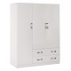 ΝΤΟΥΛΑΠΑ 3ΦΥΛΛΗ CARLY HM384.05 ΜΕ ΔΥΟ ΣΥΡΤΑΡΙΑ ΛΕΥΚΗ 150X55Χ180Υεκ. ΝΤΟΥΛΑΠΑ 3ΦΥΛΛΗ CARLY HM384.05 ΜΕ ΔΥΟ ΣΥΡΤΑΡΙΑ ΛΕΥΚΗ 150X55Χ180Υεκ.