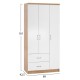 ΝΤΟΥΛΑΠΑ 3ΦΥΛΛΗ ME 2 ΣΥΡΤΑΡΙΑ CAESAR HM340.06 SONAMA - ΛΕΥΚO 89x42,5x181 εκ. ΝΤΟΥΛΑΠΑ 3ΦΥΛΛΗ ME 2 ΣΥΡΤΑΡΙΑ CAESAR HM340.06 SONAMA - ΛΕΥΚO 89x42,5x181 εκ.