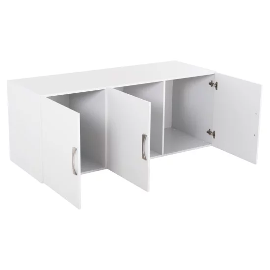 ΝΤΟΥΛΑΠΑ 3ΦΥΛΛΗ ΜΕ ΠΑΤΑΡΙ CARLY HM10891.05 ΜΕΛΑΜΙΝΗ ΣΕ ΛΕΥΚΟ 150X55Χ240Υεκ.
