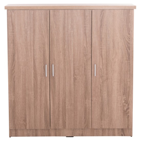 ΝΤΟΥΛΑΠΑ 3ΦΥΛΛΗ ΜΕ ΡΑΦΙΑ FUENTO HM2482.01 SONAMA OAK ΜΕΛΑΜΙΝΗ 120-116x40x123,5Υεκ.