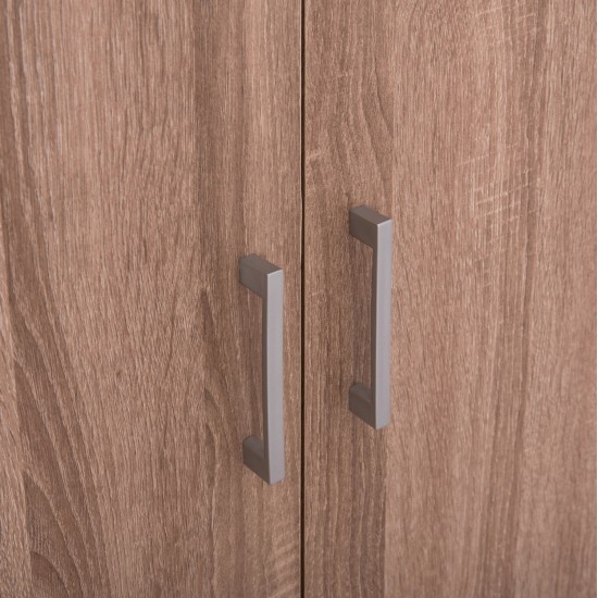 ΝΤΟΥΛΑΠΑ 3ΦΥΛΛΗ ΜΕ ΡΑΦΙΑ FUENTO HM2482.01 SONAMA OAK ΜΕΛΑΜΙΝΗ 120-116x40x123,5Υεκ.