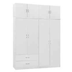 ΝΤΟΥΛΑΠΑ 4-ΦΥΛΛΗ ΜΕ ΠΑΤΑΡΙ & ΣΥΡΤΑΡΙΑ JENNA HM11355.05 ΜΕΛΑΜΙΝΗ ΣΕ ΛΕΥΚΟ 160x43x240Υεκ