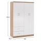 ΝΤΟΥΛΑΠΑ 4ΦΥΛΛΗ ME 2 ΣΥΡΤΑΡΙΑ BLAKELY HM339.06 SONAMA ΛΕΥΚΗ 120Χ42,5Χ180,5 εκ. ΝΤΟΥΛΑΠΑ 4ΦΥΛΛΗ ME 2 ΣΥΡΤΑΡΙΑ BLAKELY HM339.06 SONAMA ΛΕΥΚΗ 120Χ42,5Χ180,5 εκ.