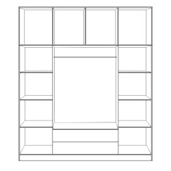 ΝΤΟΥΛΑΠΑ 4ΦΥΛΛΗ ΜΕ ΠΑΤΑΡΙ ΚΑΙ 2 ΣΥΡΤΑΡΙΑ 200Χ240Χ55.5εκ SONAMA HM11224.02