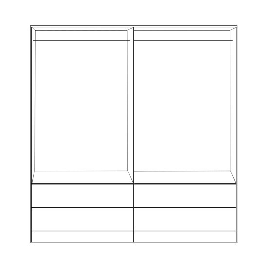 ΝΤΟΥΛΑΠΑ 4ΦΥΛΛΗ REINA ME 4 ΣΥΡΤΑΡΙΑ HM21259 ΜΕΛΑΜΙΝΗ ΓΚΡΙ-SONAMA 160x42x180Υεκ