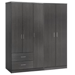 ΝΤΟΥΛΑΠΑ 5ΦΥΛΛΗ CAESAR HM21234.01 ΜΕΛΑΜΙΝΗ ΧΡΩΜΑ ZEBRANO 150x42.5x181Υεκ