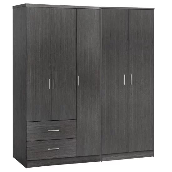 ΝΤΟΥΛΑΠΑ 5ΦΥΛΛΗ CAESAR HM21234.01 ΜΕΛΑΜΙΝΗ ΧΡΩΜΑ ZEBRANO 150x42.5x181Υεκ