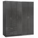 ΝΤΟΥΛΑΠΑ 5ΦΥΛΛΗ CAESAR HM21234.01 ΜΕΛΑΜΙΝΗ ΧΡΩΜΑ ZEBRANO 150x42.5x181Υεκ