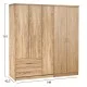 ΝΤΟΥΛΑΠΑ 5ΦΥΛΛΗ CAESAR HM21234.02 ΜΕΛΑΜΙΝΗ ΧΡΩΜΑ SONAMA 150x42.5x181Υεκ