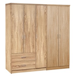 ΝΤΟΥΛΑΠΑ 5ΦΥΛΛΗ CAESAR HM21234.02 ΜΕΛΑΜΙΝΗ ΧΡΩΜΑ SONAMA 150x42.5x181Υεκ