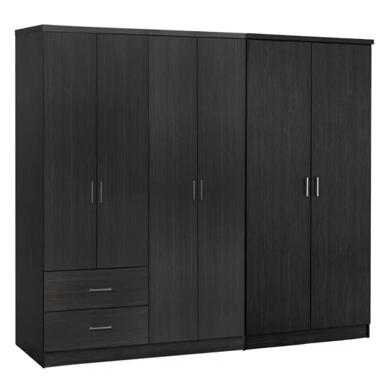 ΝΤΟΥΛΑΠΑ 6ΦΥΛΛΗ BLAKELY HM21235.01 ΜΕΛΑΜΙΝΗ ΧΡΩΜΑ ZEBRANO 201x43x181Υεκ