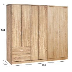 ΝΤΟΥΛΑΠΑ 6ΦΥΛΛΗ BLAKELY HM21235.02 ΜΕΛΑΜΙΝΗ ΧΡΩΜΑ SONAMA 201x43x181Υεκ ΝΤΟΥΛΑΠΑ 6ΦΥΛΛΗ BLAKELY HM21235.02 ΜΕΛΑΜΙΝΗ ΧΡΩΜΑ SONAMA 201x43x181Υεκ