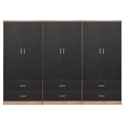 ΝΤΟΥΛΑΠΑ 6ΦΥΛΛΗ REINA ME 6 ΣΥΡΤΑΡΙΑ HM21060.03 ΜΕΛΑΜΙΝΗ ΣΕ ΓΚΡΙ-ΣΟΝΑΜΑ 240x42x181Υεκ