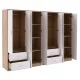 ΝΤΟΥΛΑΠΑ 8ΦΥΛΛΗ BRIANA HM21237.02 ΜΕΛΑΜΙΝΗ SONAMA & ΛΕΥΚΟ 241x42,5Χ180,5Υεκ.
