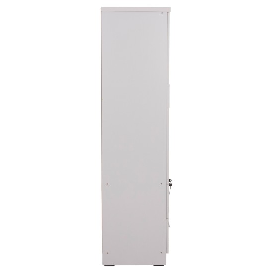 ΝΤΟΥΛΑΠΑ ΜΕ ΚΑΘΡΕΦΤΗ & ΣΥΡΤΑΡΙΑ JARRY HM2485.01 ΛΕΥΚΗ ΜΕΛΑΜΙΝΗ 119x48x183Υεκ
