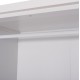 ΝΤΟΥΛΑΠΑ ΜΕ ΚΑΘΡΕΦΤΗ & ΣΥΡΤΑΡΙΑ JARRY HM2485.01 ΛΕΥΚΗ ΜΕΛΑΜΙΝΗ 119x48x183Υεκ