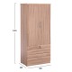 ΝΤΟΥΛΑΠΑ ΜΕ ΣΥΡΤΑΡΙΑ REINA HM2484.11 SONAMA OAK ΜΕΛΑΜΙΝΗ 80x48x183Υεκ.