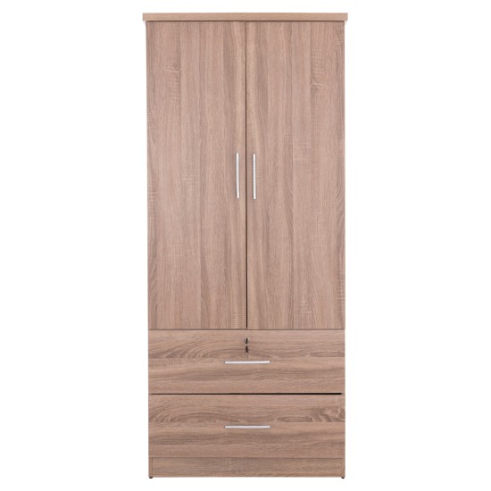 ΝΤΟΥΛΑΠΑ ΜΕ ΣΥΡΤΑΡΙΑ REINA HM2484.11 SONAMA OAK ΜΕΛΑΜΙΝΗ 80x48x183Υεκ.
