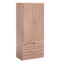 ΝΤΟΥΛΑΠΑ ΜΕ ΣΥΡΤΑΡΙΑ REINA HM2484.11 SONAMA OAK ΜΕΛΑΜΙΝΗ 80x48x183Υεκ.