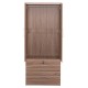ΝΤΟΥΛΑΠΑ ΜΕ ΣΥΡΤΑΡΙΑ REINA HM2484.11 SONAMA OAK ΜΕΛΑΜΙΝΗ 80x48x183Υεκ.