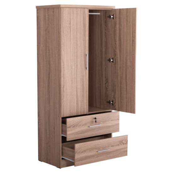 ΝΤΟΥΛΑΠΑ ΜΕ ΣΥΡΤΑΡΙΑ REINA HM2484.11 SONAMA OAK ΜΕΛΑΜΙΝΗ 80x48x183Υεκ.