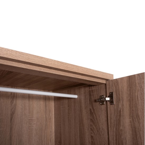 ΝΤΟΥΛΑΠΑ ΜΕ ΣΥΡΤΑΡΙΑ REINA HM2484.11 SONAMA OAK ΜΕΛΑΜΙΝΗ 80x48x183Υεκ.