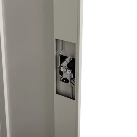 ΝΤΟΥΛΑΠΑ ΜΕΤΑΛΛΙΚΗ DURON HM11999 2-ΦΥΛΛΗ ΜΕ 2 ΑΠΟΘ.ΧΩΡΟΥΣ & ΠΟΔΙΑ-ΓΚΡΙ 90Χ40Χ100Υεκ.