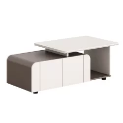 ΝΤΟΥΛΑΠΙ ΓΡΑΦΕΙΟΥ ΣΕΙΡΑ NEWLINE HM18285 ΜΕΛΑΜΙΝΗ ΣΕ ΚΡΕΜ-ΑΝΟΙΧΤΟ ΚΑΦΕ 120x60x42Υεκ