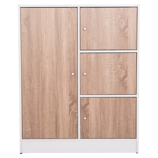 ΝΤΟΥΛΑΠΙ ΜΕ 4 ΑΠΟΘ.ΧΩΡΟΥΣ MATIN HM2479.01 SONAMA OAK-ΛΕΥΚΗ ΜΕΛΑΜΙΝΗ 80x39,5x99,5Υεκ ΝΤΟΥΛΑΠΙ ΜΕ 4 ΑΠΟΘ.ΧΩΡΟΥΣ MATIN HM2479.01 SONAMA OAK-ΛΕΥΚΗ ΜΕΛΑΜΙΝΗ 80x39,5x99,5Υεκ