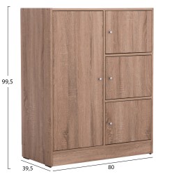 ΝΤΟΥΛΑΠΙ ΜΕ 4 ΑΠΟΘ.ΧΩΡΟΥΣ MATIN HM2479.02 SONAMA OAK ΜΕΛΑΜΙΝΗ 80x39,5x99,5Υεκ. ΝΤΟΥΛΑΠΙ ΜΕ 4 ΑΠΟΘ.ΧΩΡΟΥΣ MATIN HM2479.02 SONAMA OAK ΜΕΛΑΜΙΝΗ 80x39,5x99,5Υεκ.