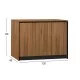 ΝΤΟΥΛΑΠΙ ΓΡΑΦΕΙΟΥ SUPREME HM2357 ΜΕΛΑΜΙΝΗ ΣΕ HONEY OAK & ΓΚΡΙ 120x40x80Υεκ.