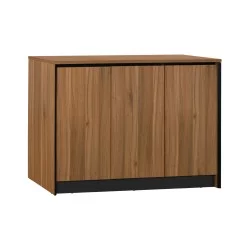 ΝΤΟΥΛΑΠΙ ΓΡΑΦΕΙΟΥ SUPREME HM2357 ΜΕΛΑΜΙΝΗ ΣΕ HONEY OAK & ΓΚΡΙ 120x40x80Υεκ.