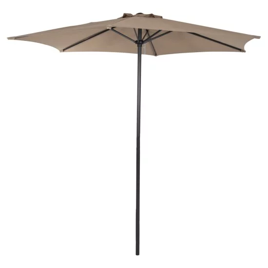 ΟΜΠΡΕΛΑ ΑΛΟΥΜΙΝΙΟΥ Φ250x236Y εκ.ΜΕ 6 ΑΚΤΙΝΕΣ KACEN HM6030.04 ΜΟΚΑ-ΑΝΘΡΑΚΙ