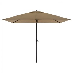 ΟΜΠΡΕΛΑ ΑΛΟΥΜΙΝΙΟΥ CAMBELL HM6029.02 ΟΡΘΟΓΩΝΙΑ ΑΝΑΚΛΙΝΟΜΕΝΗ ΜΟΚΑ ΓΚΡΙ 262x170x253 εκ.