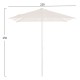 ΟΜΠΡΕΛΑ ΕΠΑΓΓEΛΜΑΤΙΚΗ ALU REGGIE 2.20x2.20x2.50m ΕΚΡΟΥ ΠΑΝΙ 8ΑΚΤΙΝΕΣ HM6013.01