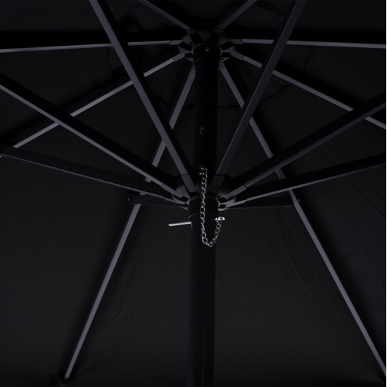 ΟΜΠΡΕΛΑ ΕΠΑΓΓΕΛΜΑΤΙΚΗ DARWIN 2.35Μ ΓΚΡI ΜΕ ΜΑΥΡΟ ΑΚΡΥΛΙΚΟ ΠΑΝΙ HM6000.03