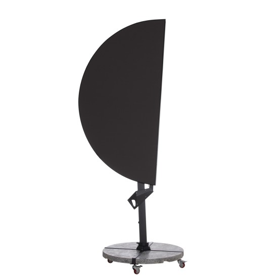 ΟΜΠΡΕΛΑ ΜΕ ΒΑΣΗ ΣΕΙΡΑ CANNOPY HM21285.01 ΑΛΟΥΜΙΝΙΟ & ΓΡΑΝΙΤΗΣ-ΜΟΛΥΒΙ ΧΡΩΜΑ Φ2,2μ