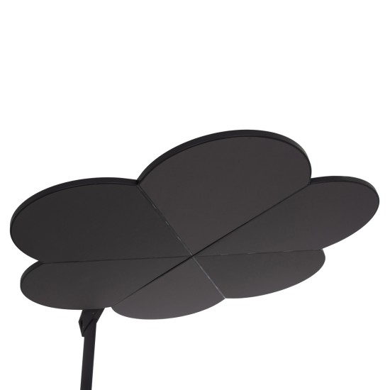 ΟΜΠΡΕΛΑ ΜΕ ΒΑΣΗ ΣΕΙΡΑ CANNOPY (flower) HM21286.01 ΑΛΟΥΜΙΝΙΟ-ΓΡΑΝΙΤΗΣ-ΜΟΛΥΒΙ ΧΡΩΜΑ 2,38x2,2μ