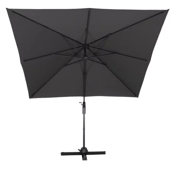 ΟΜΠΡΕΛΑ ΠΙΣΙΝΑΣ JAVANTE HM6623.01 ΓΚΡΙ ΑΛΟΥΜΙΝΙΟ & ΣΚΙΑΣΤΡΟ 2.7x2.7x2.7Yμ