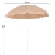 ΟΜΠΡΕΛΑ ΘΑΛΑΣΣΗΣ RANDALL 8 FIBERGLASS ΑΚΤΙΝΕΣ 2.20μ HM6015.04 MOKA