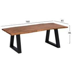 ΠΑΓΚΑΚΙ MONTANA SLIM HM8168.11 ΑΠΟ ΜΑΣΙΦ ΞΥΛΟ ΑΚΑΚΙΑΣ 160Χ45Χ46Υ εκ. ΠΑΓΚΑΚΙ MONTANA SLIM HM8168.11 ΑΠΟ ΜΑΣΙΦ ΞΥΛΟ ΑΚΑΚΙΑΣ 160Χ45Χ46Υ εκ.