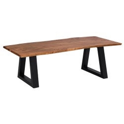 ΠΑΓΚΑΚΙ MONTANA SLIM HM8168.11 ΑΠΟ ΜΑΣΙΦ ΞΥΛΟ ΑΚΑΚΙΑΣ 160Χ45Χ46Υ εκ.