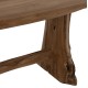 ΠΑΓΚΑΚΙ YEDI HM9347 ΑΠΟ ΜΑΣΙΦ ΞΥΛΟ TEAK ΦΥΣΙΚΟ 80X40X44Y εκ.