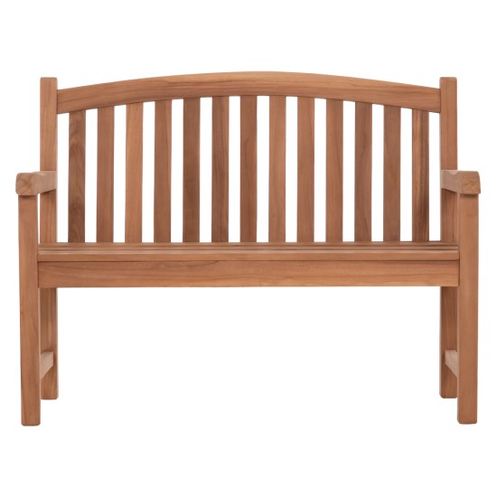 ΠΑΓΚΑΚΙ ΚΗΠΟΥ 2ΘΕΣΙΟ ELENA HM6651 ΞΥΛΟ TEAK--ΦΥΣΙΚΟ 120x60x95Υεκ.