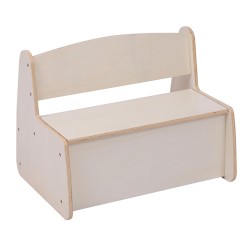 ΠΑΓΚΑΚΙ ΠΑΙΔΙΚΟ ΜΕ ΑΠΟΘ.ΧΩΡΟ RICKI HM18342.01 MDF & ΚΟΝΤΡΑΠΛΑΚΕ ΦΥΣΙΚΟ 63x43x47Υεκ