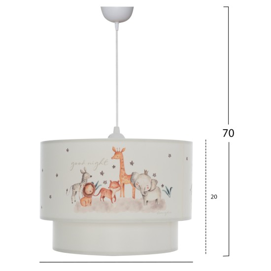 ΠΑΙΔΙΚΟ ΦΩΤΙΣΤΙΚΟ ΟΡΟΦΗΣ BALOO Φ30x70εκ. HM7572.05